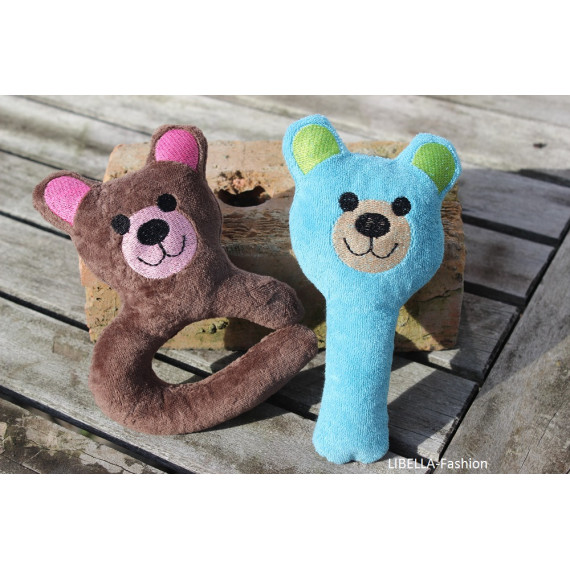 Stickdatei - Greifling & Rassel ♥ ITH Bär